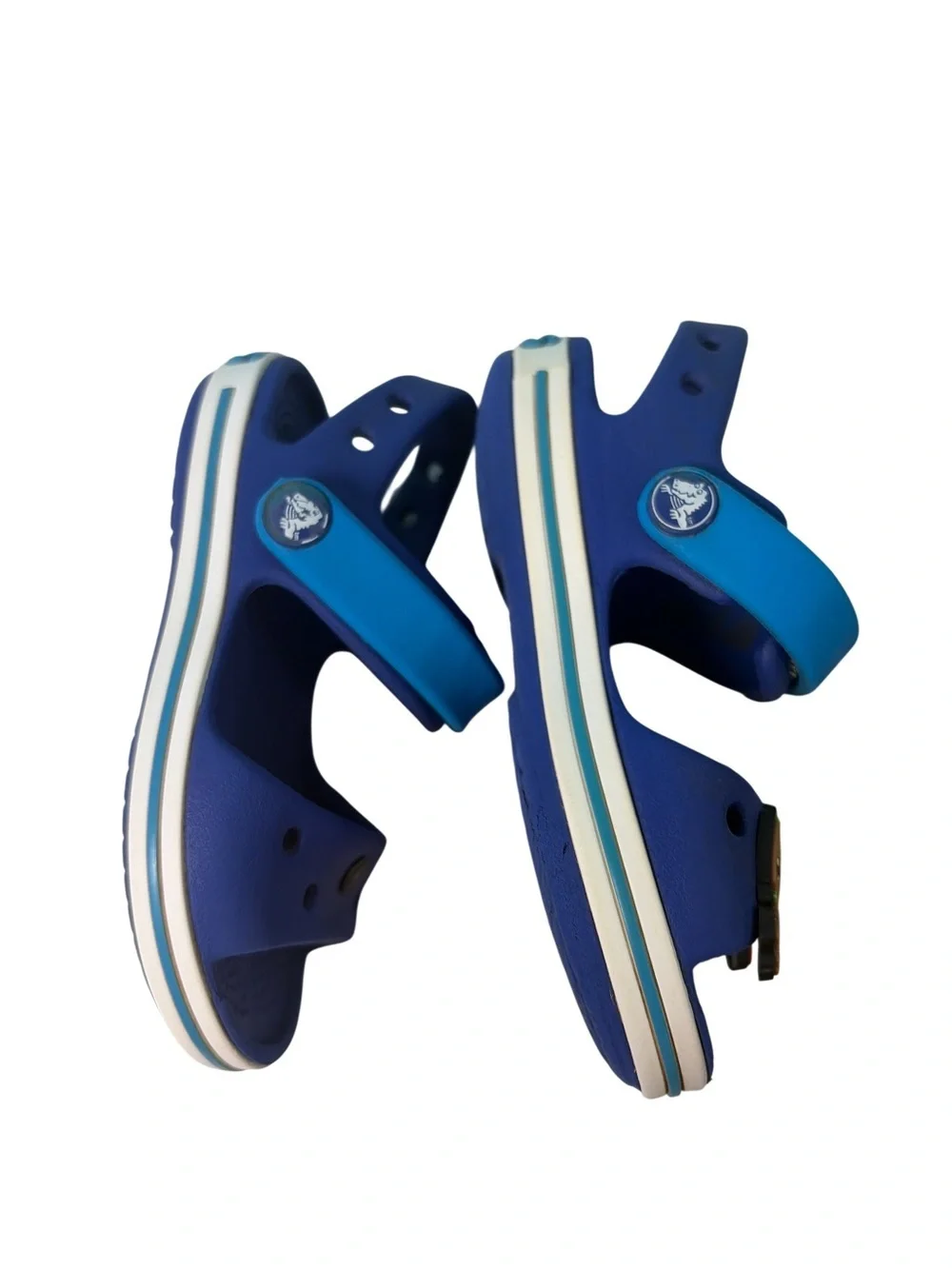 Crocs Crocband Sandals Kids Toddler Cerulean Blue Ocean Size C6 Waterproof